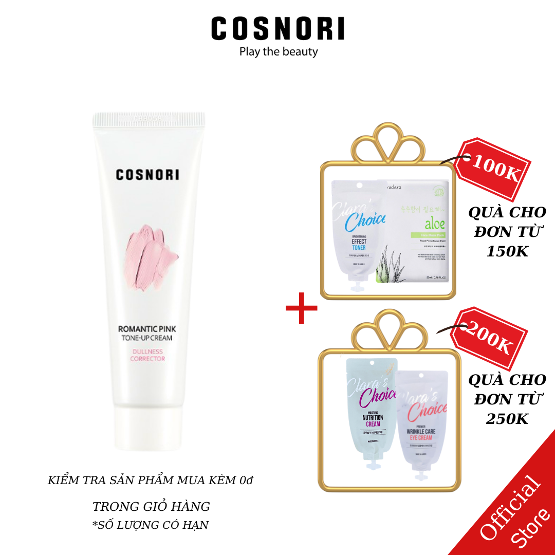 Kem Cosnori Romantic Pink Tone-Up Cream 50ml