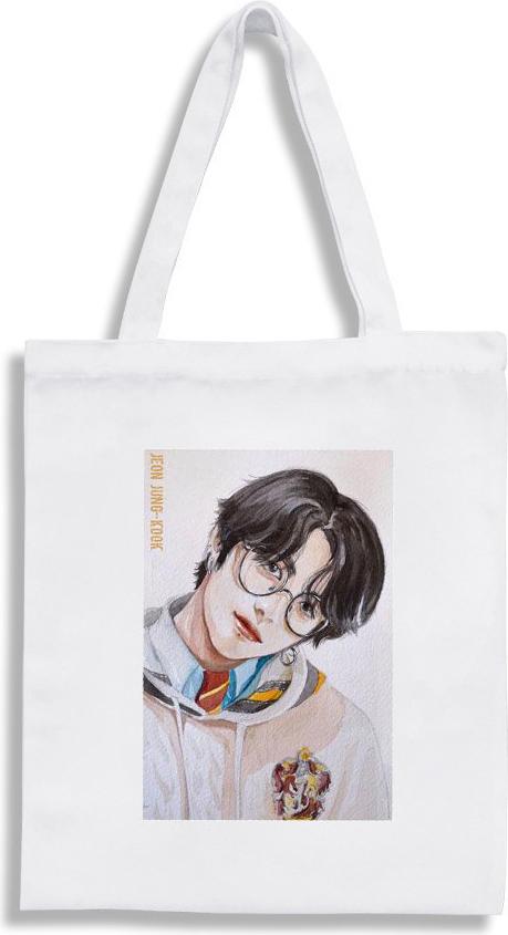 Túi tote BTS in hình fanart JUNGKOOK