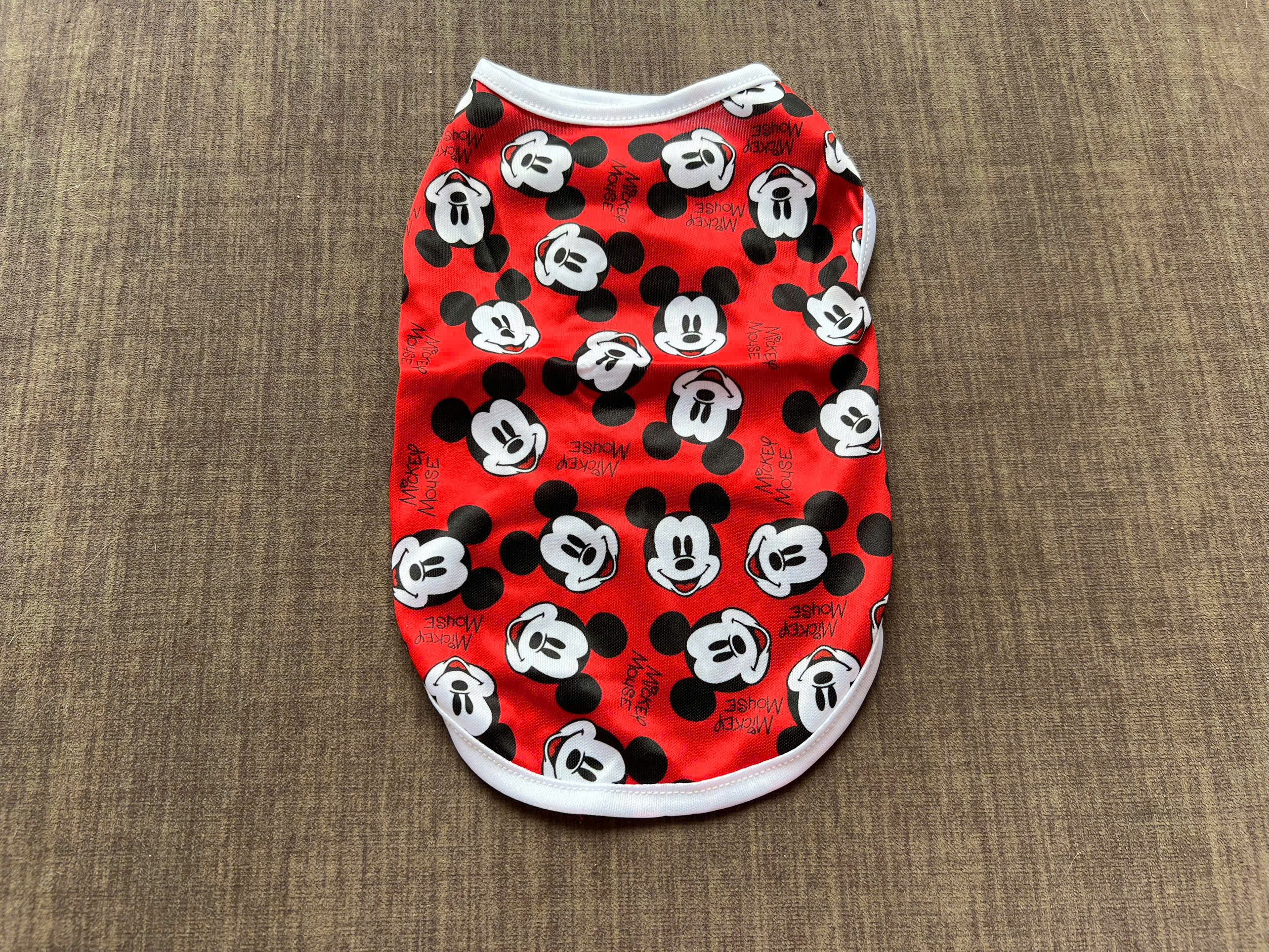 ÁO THUN BA LỖ MICKEY THÔNG HƠI SIÊU DỄ THƯƠNG TỪ 1-5KG DÀNH CHO THÚ CƯNG CHÓ MÈO