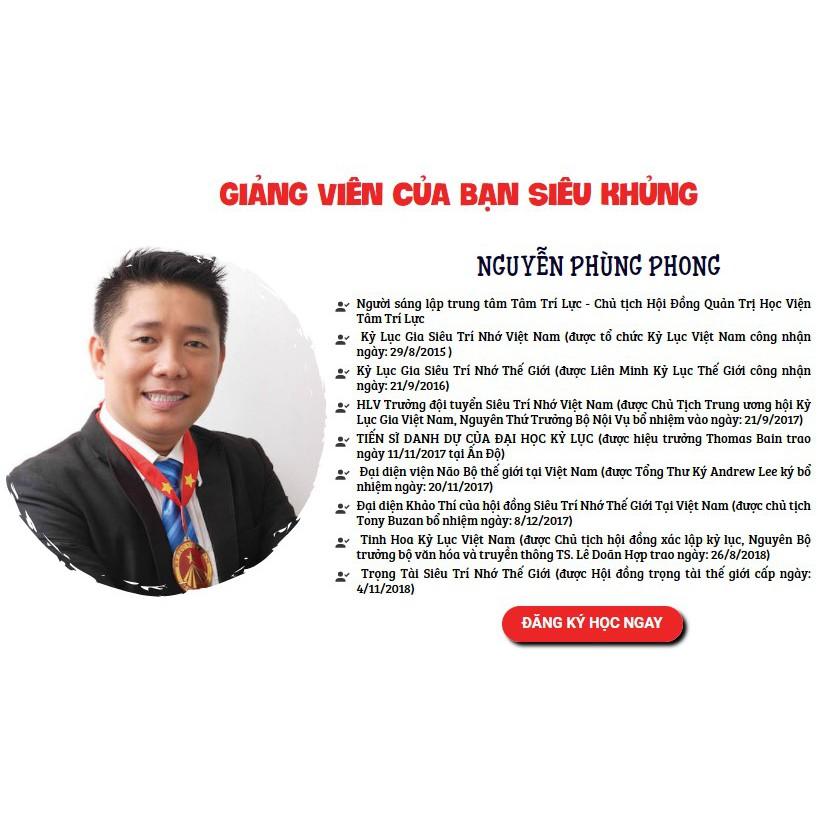 TỔNG HỢP 4 KHÓA HỌC ONLINE BÁN CHẠY NHẤT CỦA KỶ LỤC GIA NGUYỄN PHÙNG PHONG!