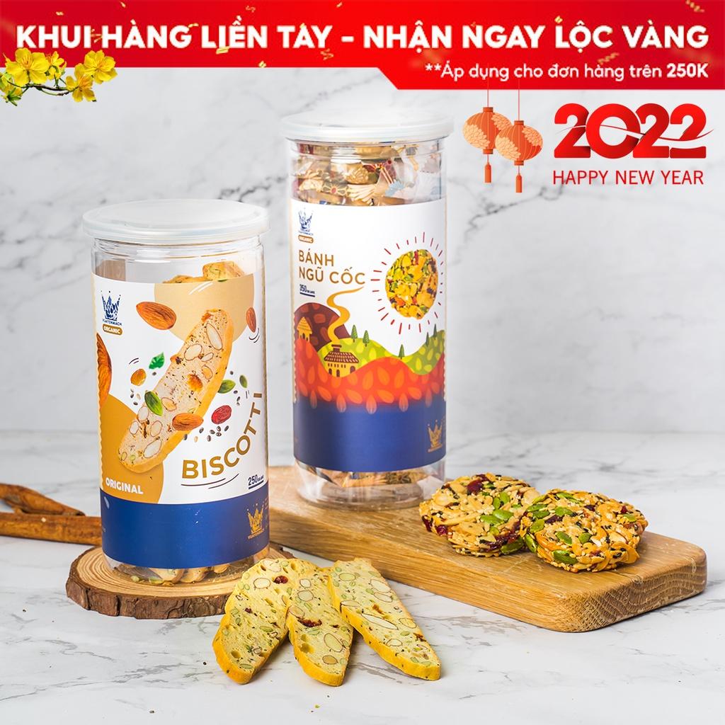 Biscotti Original VUA YẾN MẠCH 250g + Bánh ngũ cốc 350g
