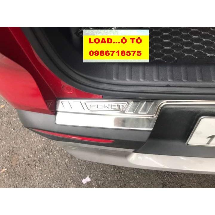 Bộ Chống Trầy Cốp Xe KIA Sonet 2022-2023 Mẫu Inox Cao Cấp