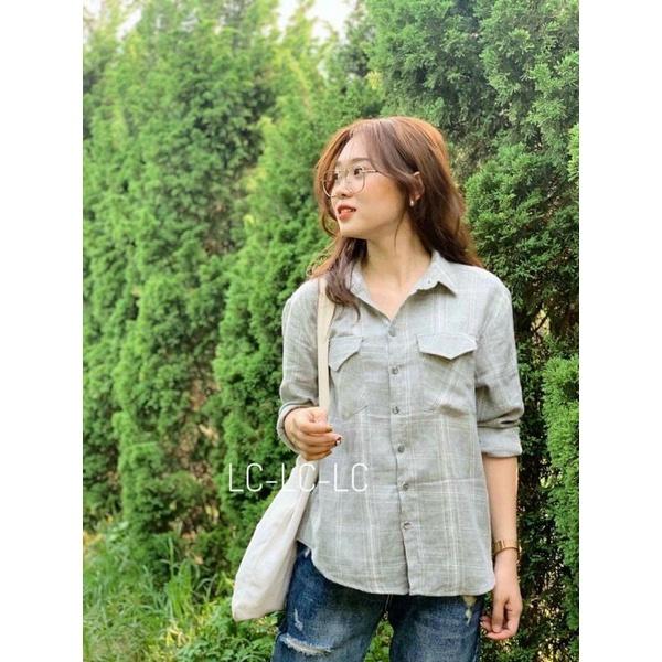 Áo sơ mi kẻ to nhiều màu