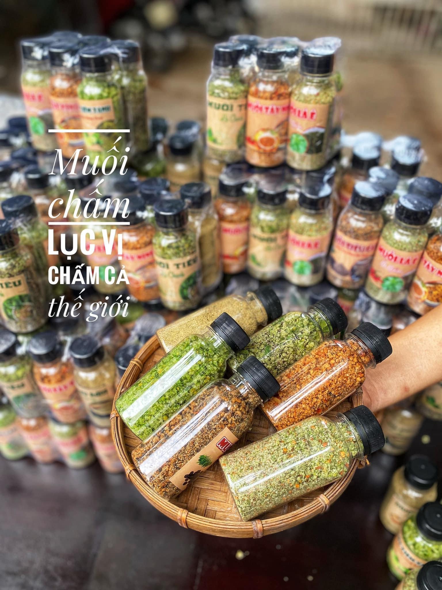 Set Muối Ớt Khô Lục Vị set muối chấm tiện dụng