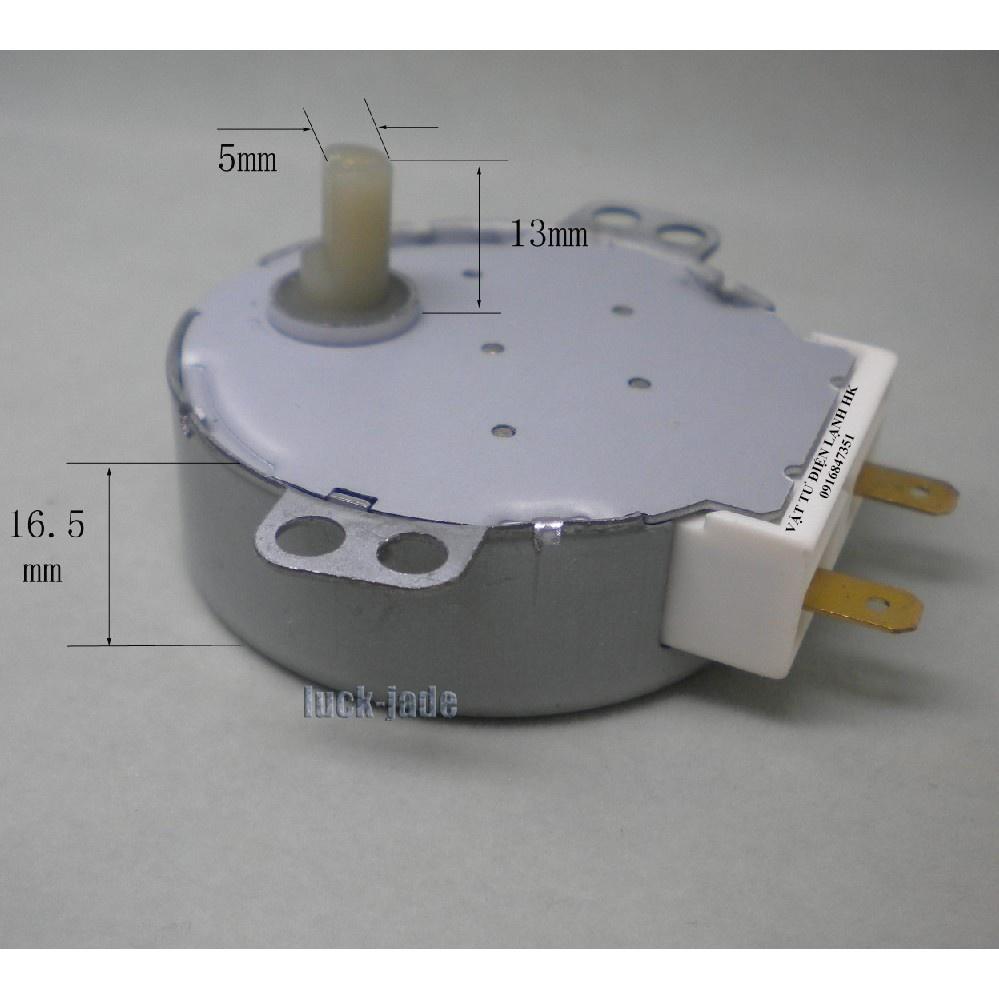 Motor quay đĩa Lò vi sóng trục bán nguyệt - trục hoa khế 220V (chọn đúng loại khi đặt hàng) - Mô tơ LVS 49TYZ - động cơ