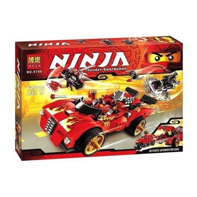 Lắp ráp Ninja 9796 - Xếp hình Xe hơi chiến đấu của Kai
