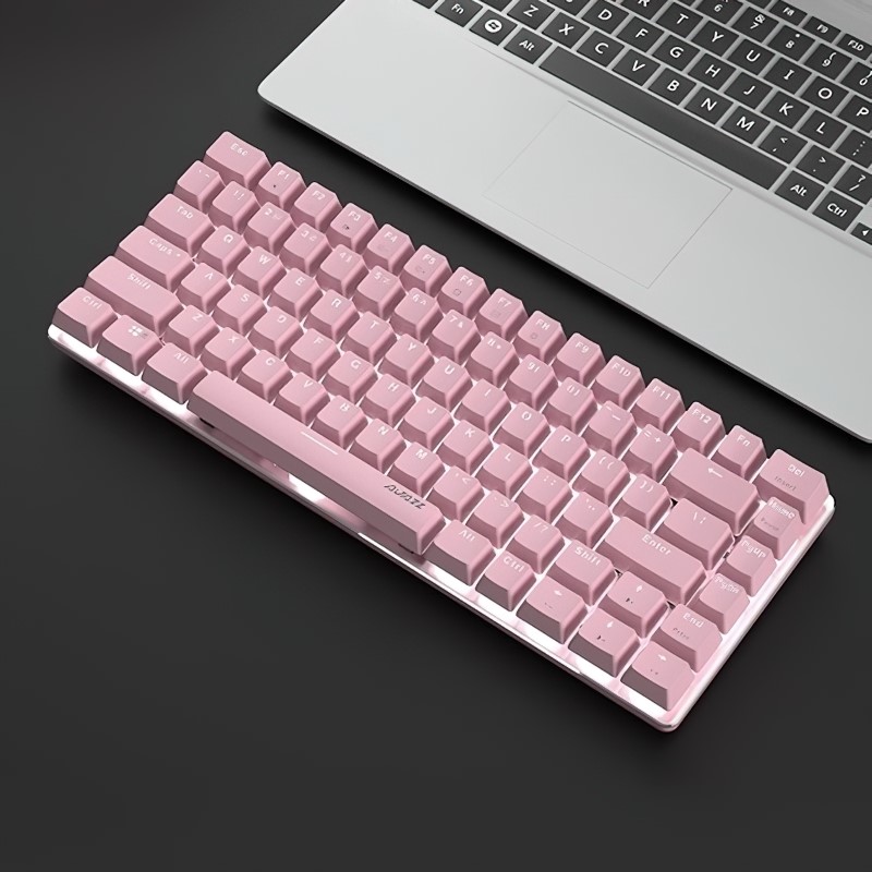 Bàn phím cơ gaming AK33 Pink cho máy tính