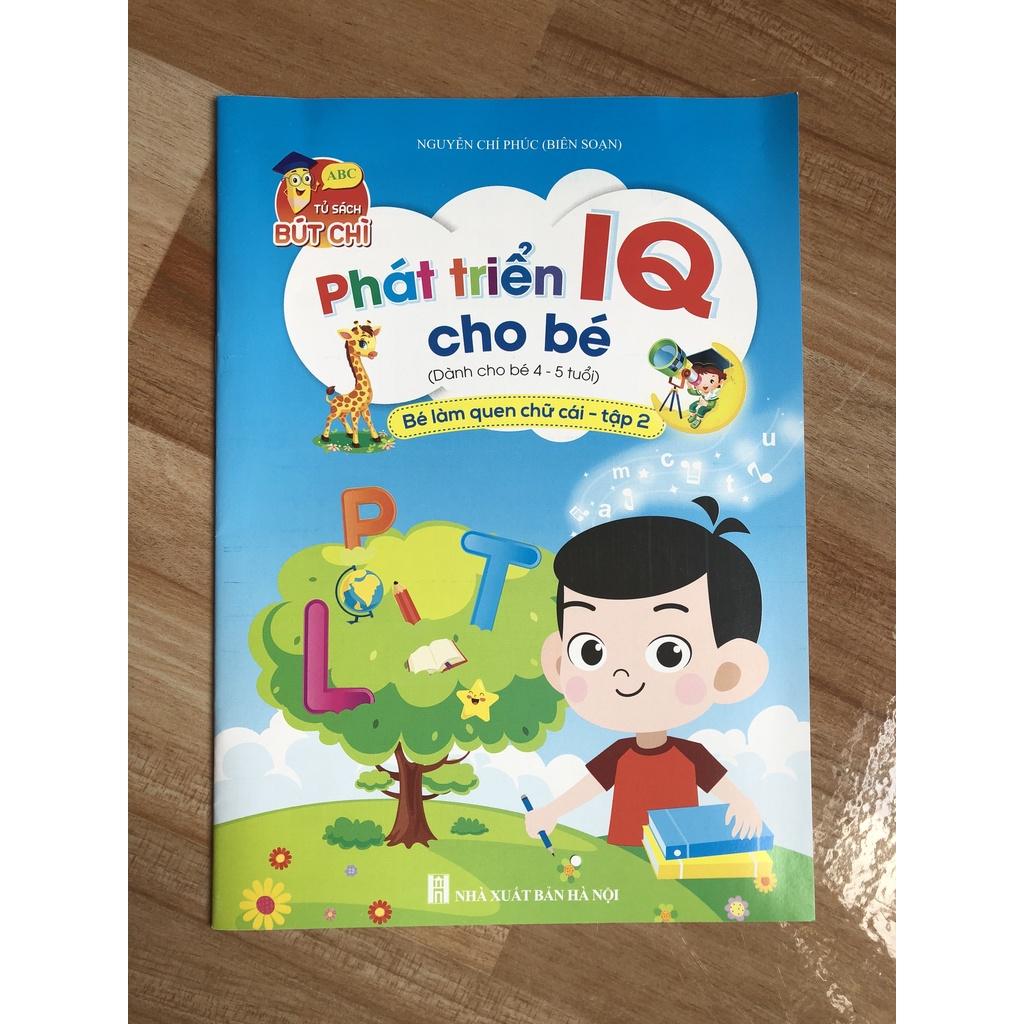 Sách - Combo Bộ Phát Triển IQ Cho Bé 4-6 Tuổi - 8 quyển