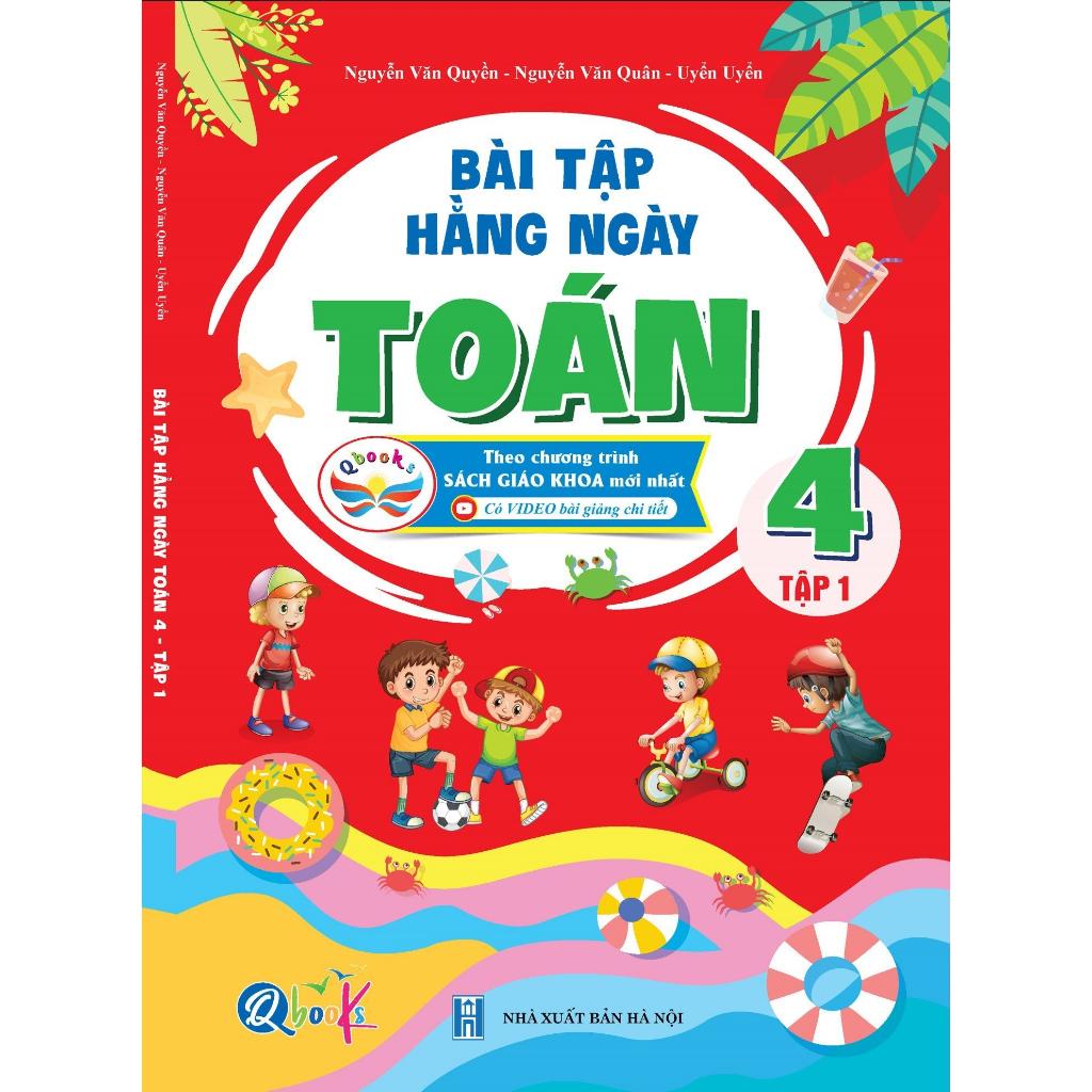 Sách Combo Bài Tập Hằng Ngày Toán và Tiếng Việt 4 - Tập 1 - Cánh Diều (2 cuốn)