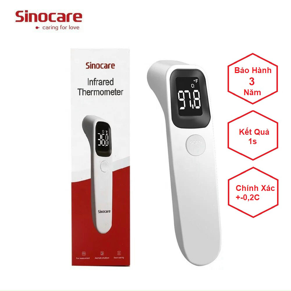 Nhiệt Kế Hồng Ngoại Đo Trán Chính Hãng Sinocare