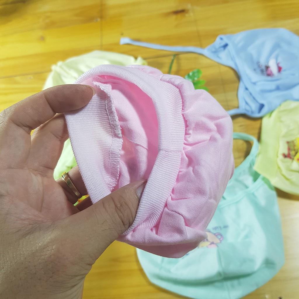 Mũ sơ sinh cho bé trai gái cotton đẹp – MU01