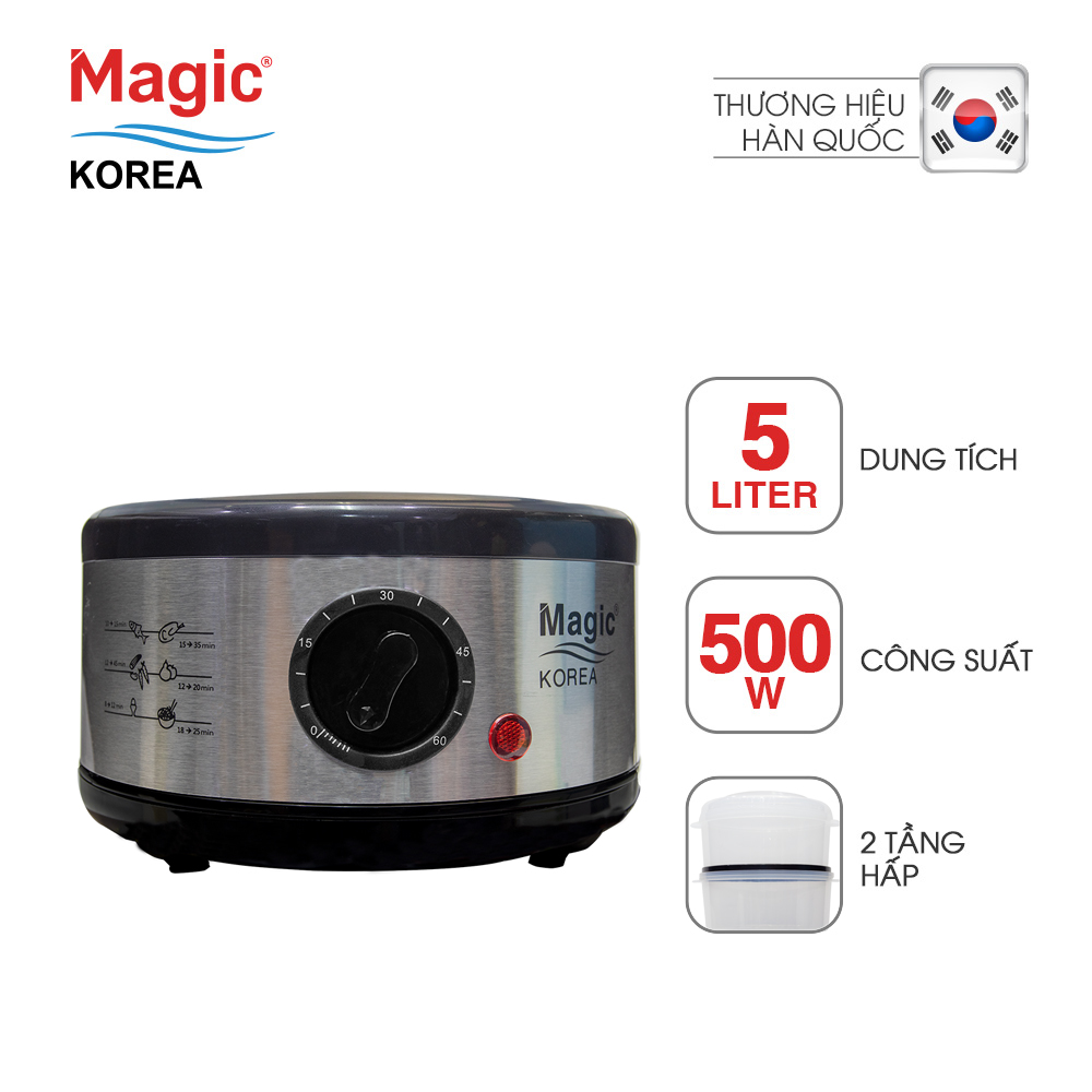 Máy Hấp Thực Phẩm Magic Korea A64 (5.0 Lít) - Hàng chính hãng