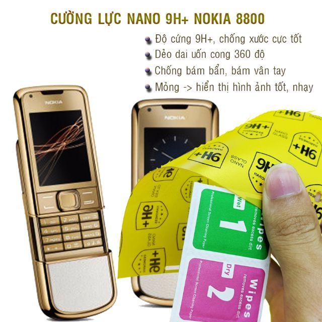Dán cường lực dẻo nano  dành cho Nokia 8800 Arte, Nokia 6300