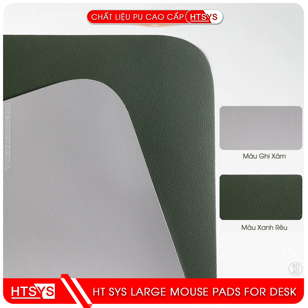 Miếng Lót Chuột HT SYS - Tấm Lót Chuột Cỡ Lớn 80x40 - Hàng Chính Hãng