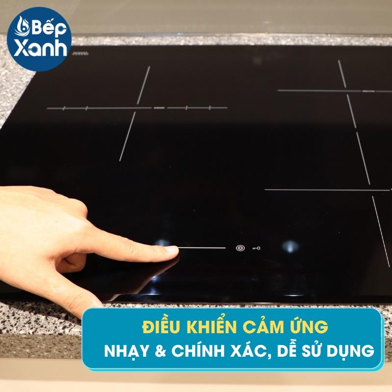 Bếp điện từ 3 vùng nấu Malloca MIR 593 - Xuất Xứ Tây Ban Nha - Hàng Chính Hãng