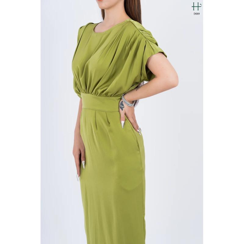Đầm lụa suông đặc sắc -D19