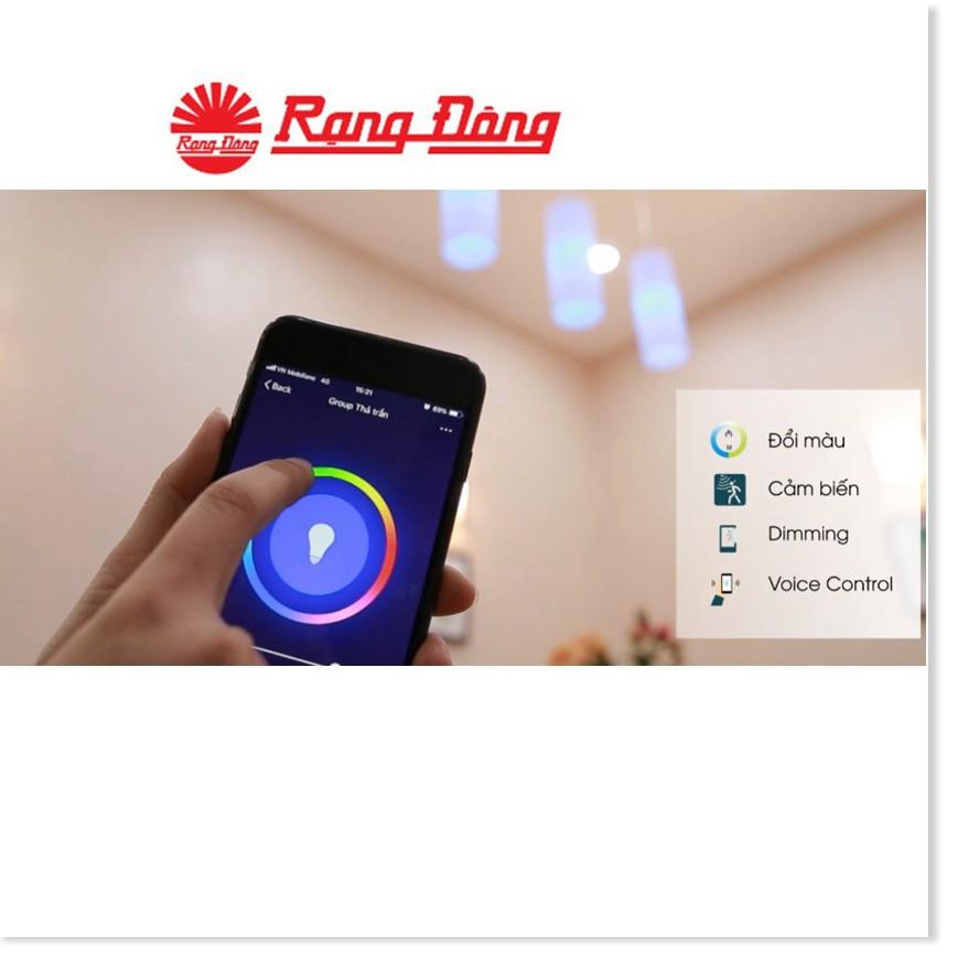 Đèn LED Downlight âm trần smart wifi 9W Rạng Đông AT16L 110/9W.WF, Vỏ nhôm đúc