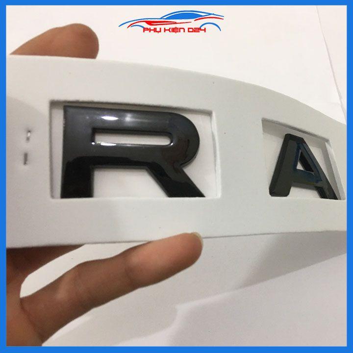 Logo, lô gô chữ nổi dán capo 3D trang trí xe RANGER đủ màu đen đỏ bạc tùy chọn