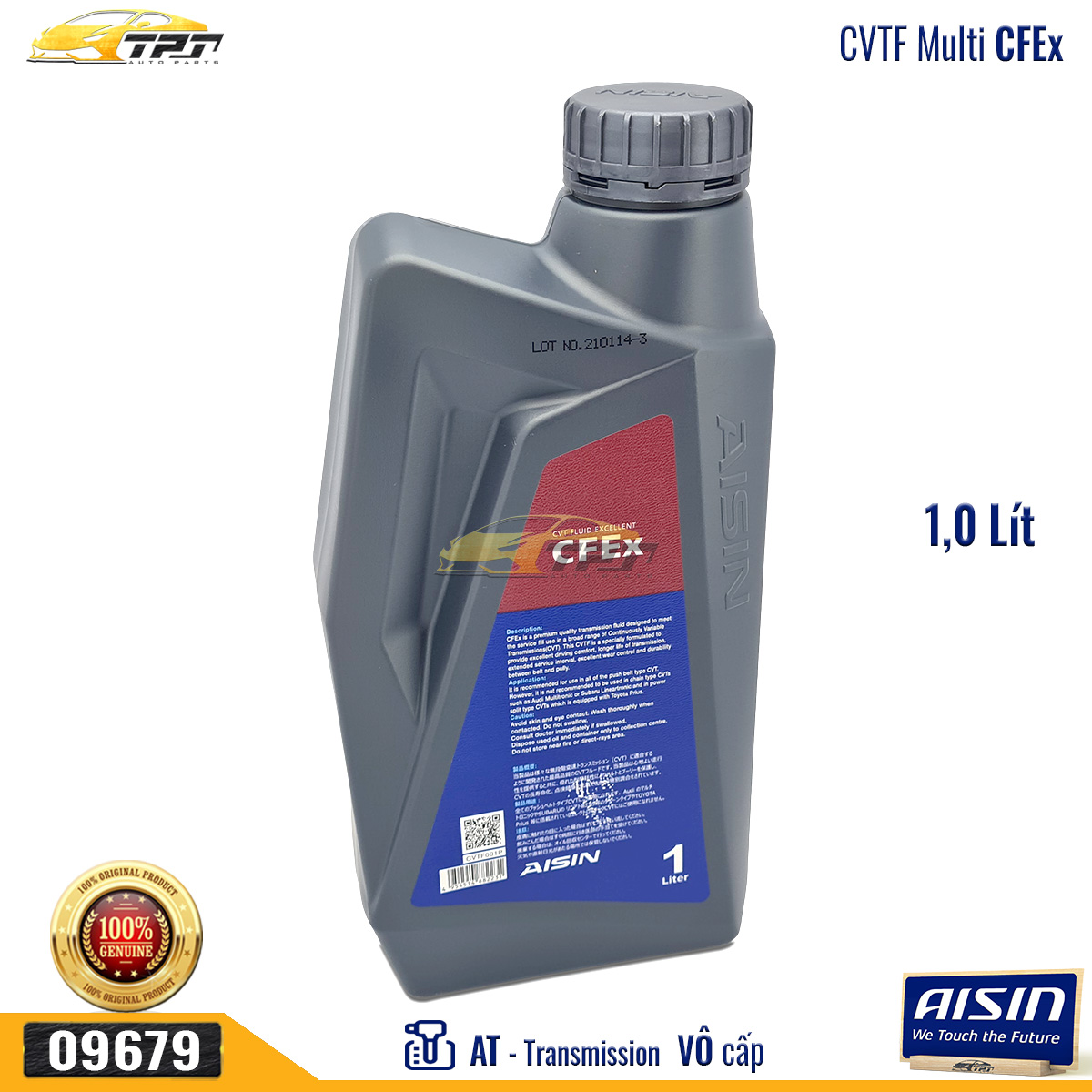 CFEx Nhớt Hộp Số Tự Động Vô Cấp CVTF Multi (1 Lít) AISIN - Japan