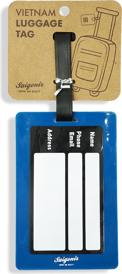 Thẻ Treo Vali Thẻ Treo Hành Lý Luggage Tag Saigonir Hình Ảnh Các Biểu Tượng Việt Nam Chất Liệu Nhựa Dẻo PVC Kích Thước 6.8*10.5cm Phù Hợp Làm Quà Lưu Niệm Cho Người Nước Ngoài