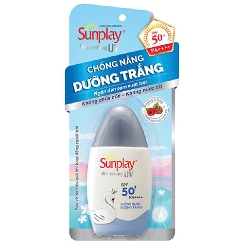 Kem chống nắng Sunplay dưỡng trắng da, dạng sữa Sunplay Whitening UV SPF 50, PA++++ 30g