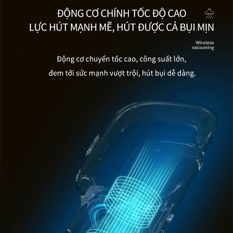 Máy hút bụi đa năng dùng cho gia đình, lực hút lớn 12000Pa, Lọc nhiều lớp, làm sạch mạnh mẽ