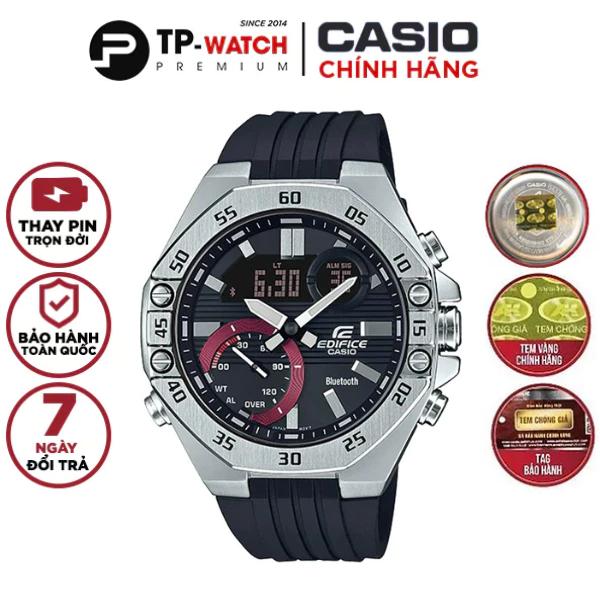 Đồng hồ nam dây nhựa Casio Edifice chính hãng ECB-10P-1ADF