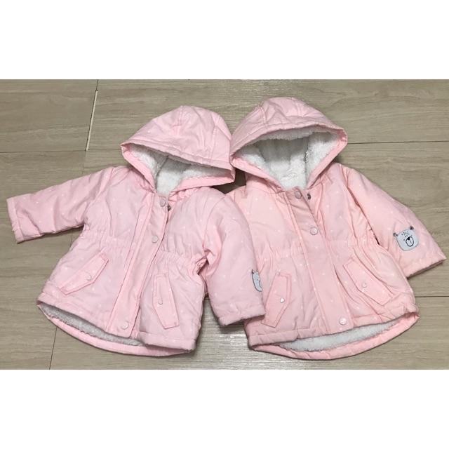 Áo khoác parka bé gái lót lông cừu size nhí hàng xuất xịn AK5