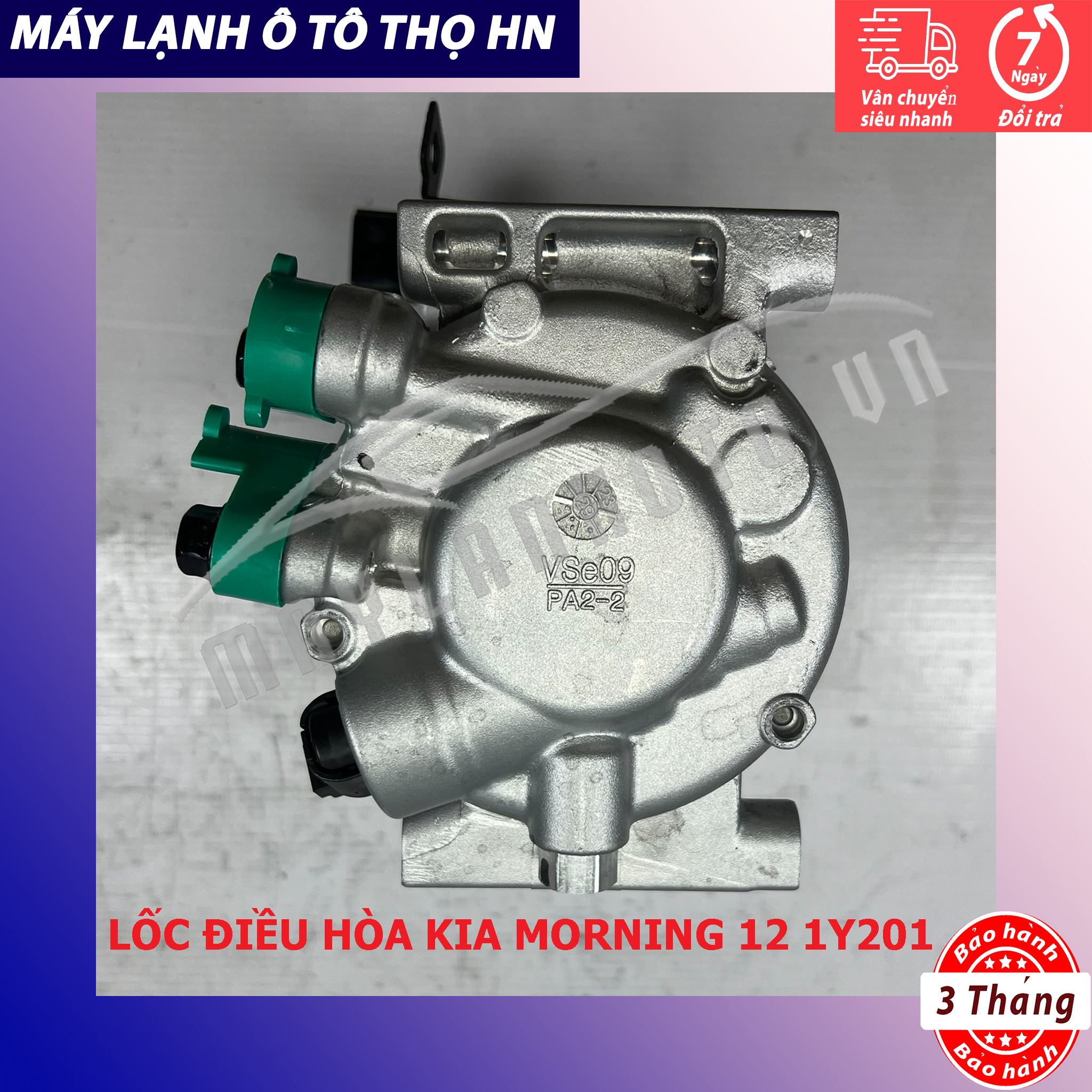 Lốc điều hòa Kia Morning 2012 2013 2014 2015 hàng Hàn Quốc 12 13 14 15 97701-1Y200/1Y201