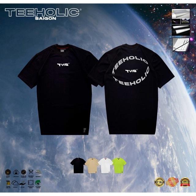 THS Reflective Basic Logo - Áo Logo Phản Quang Màu Đen Trắng Xanh Neon Tan