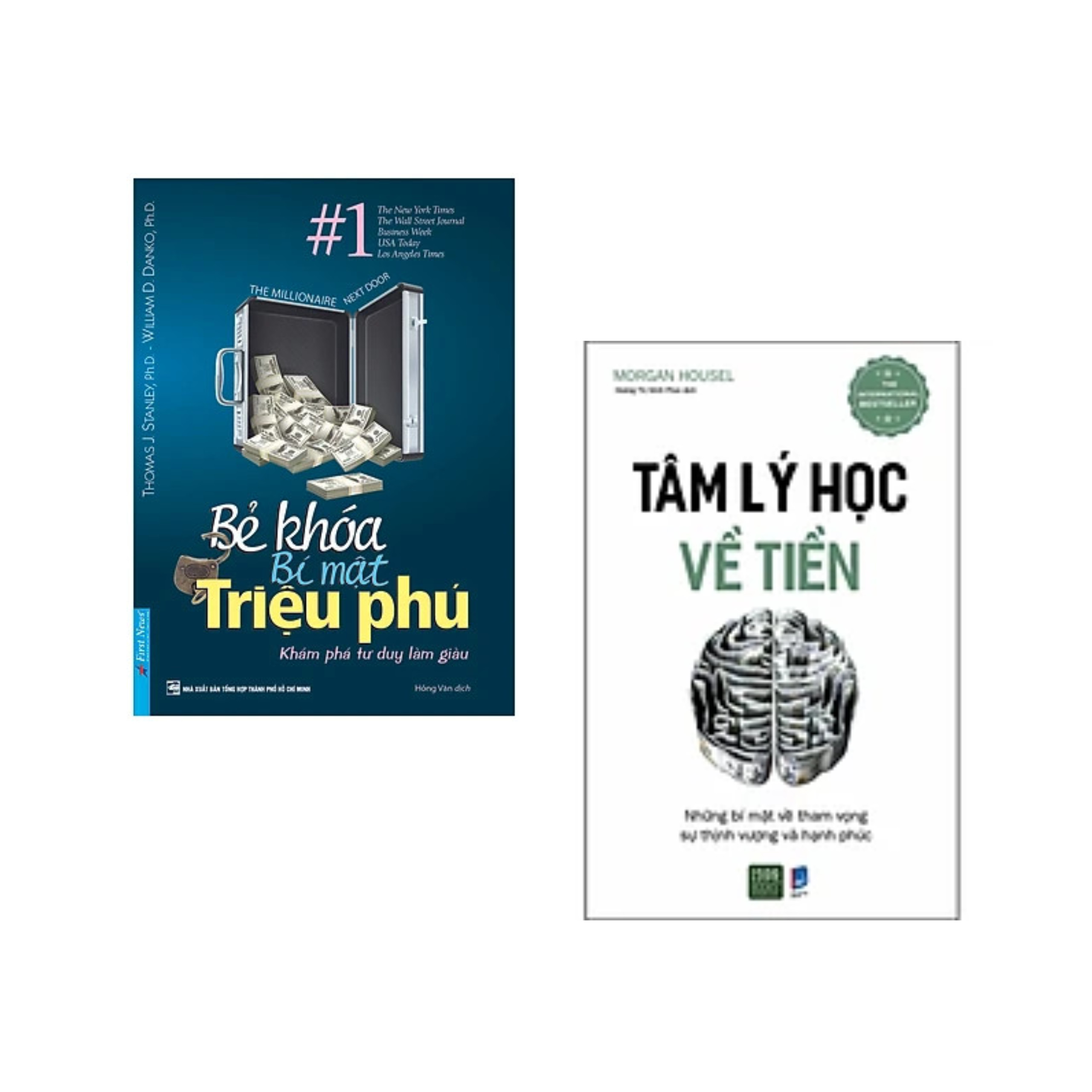 Combo sách về Kinh Doanh: Bẻ Khóa Bí Mật Triệu Phú +Tâm Lý Học Về Tiền /Tặng Bookmark