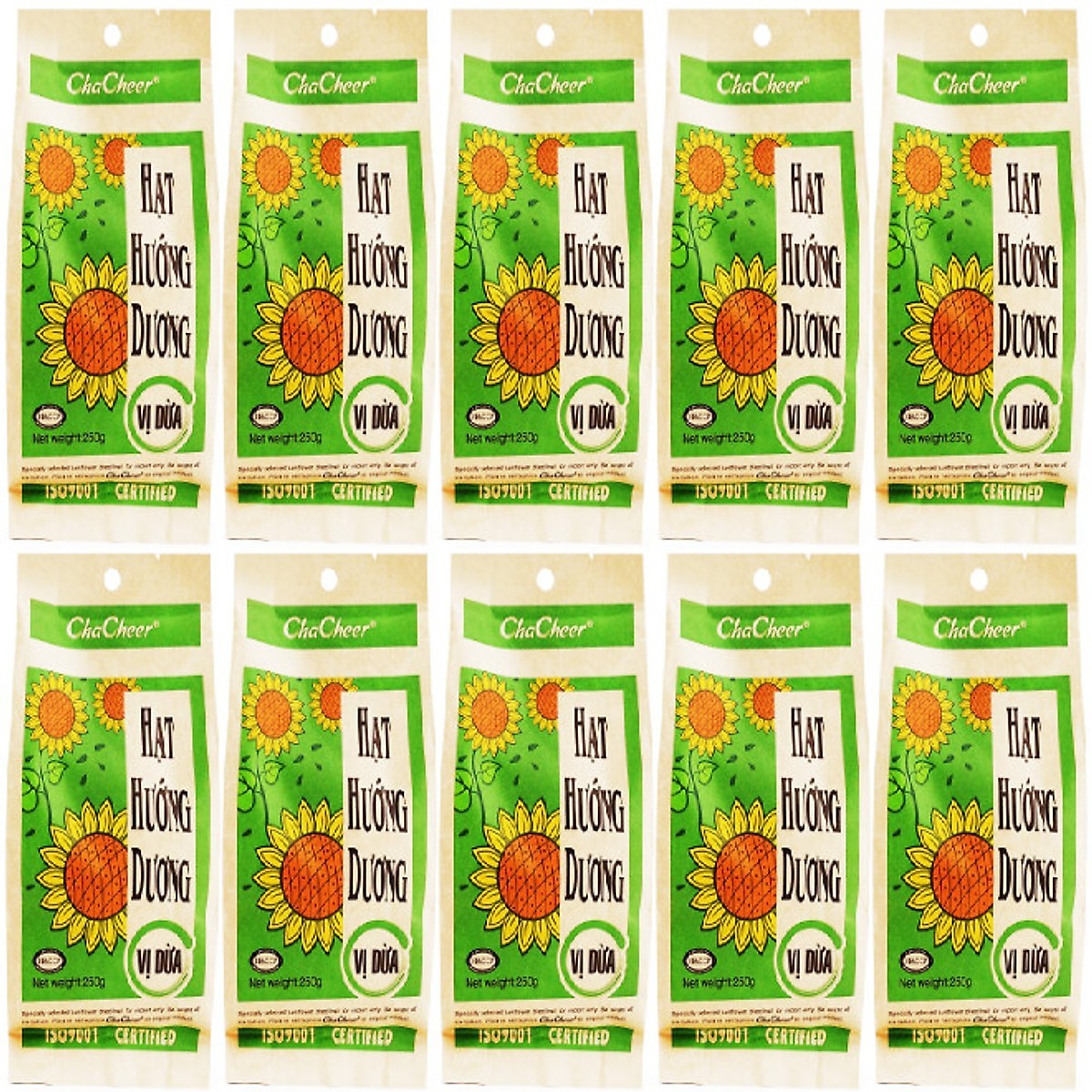 Hạt Hướng Dương CHACHEER Vị Dừa 130g
