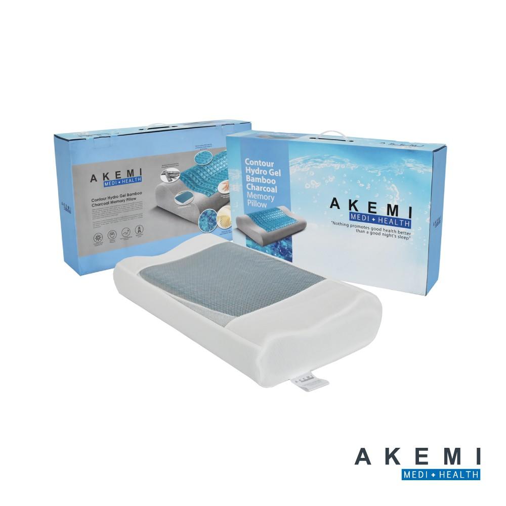 Gối Memory Foam Akemi Medi+Health Contour Than Tre