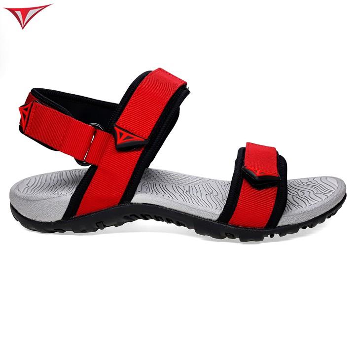 Giày Sandal Nam Nữ Việt Thủy Hai Quai Ngang Đỏ - VT016