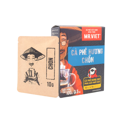 Cà phê phin giấy- cà phê hương Chồn 100gr
