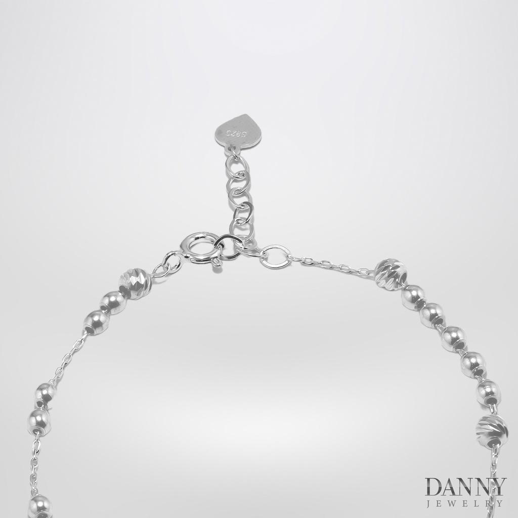 Lắc Tay Danny Jewelry Bạc 925 Xi Rhodium Hoạ Tiết LACY599
