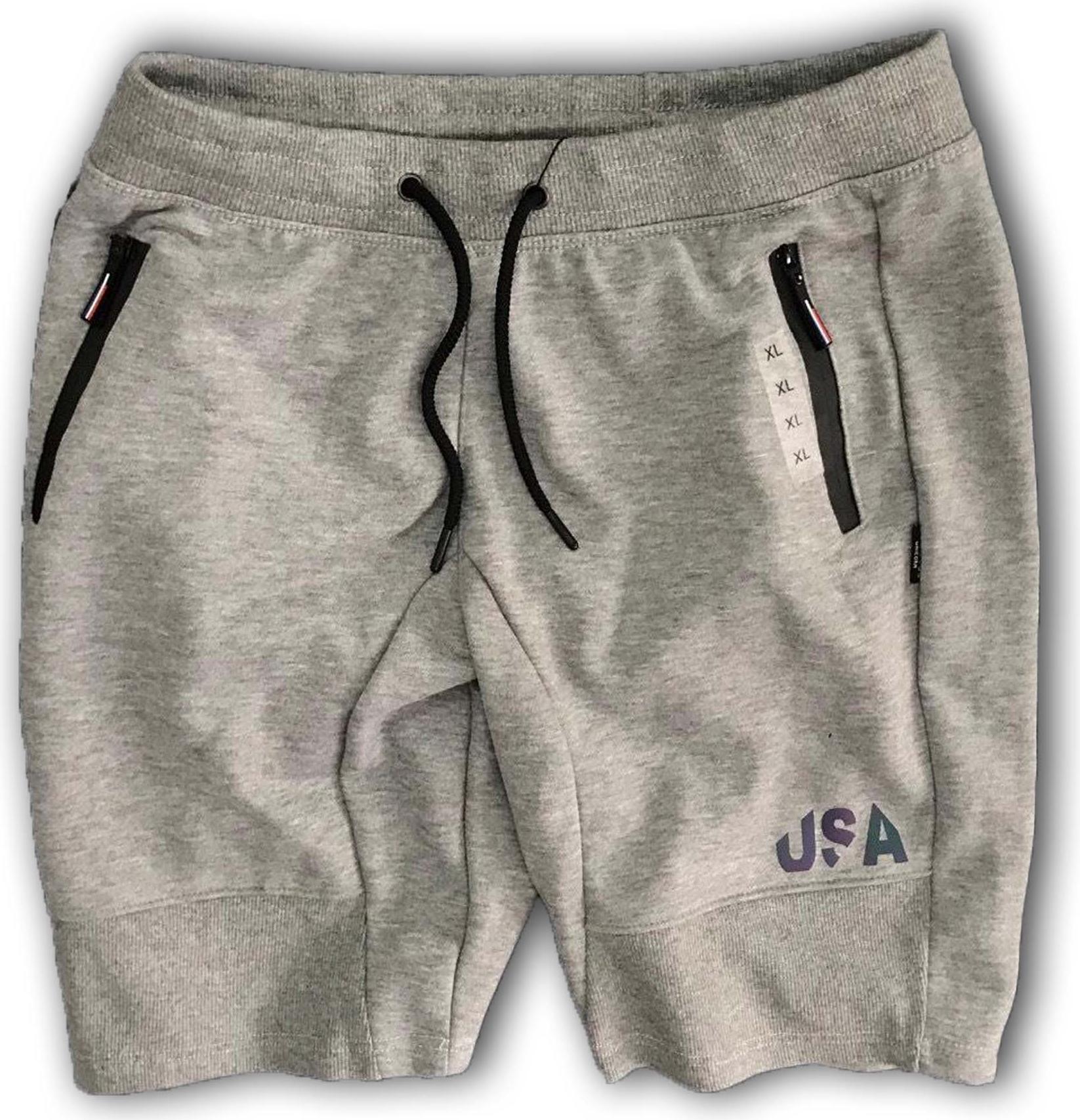 Quần Short Nỉ Ống Xuông Túi Khóa Kéo Cực Năng Động - LZPS116