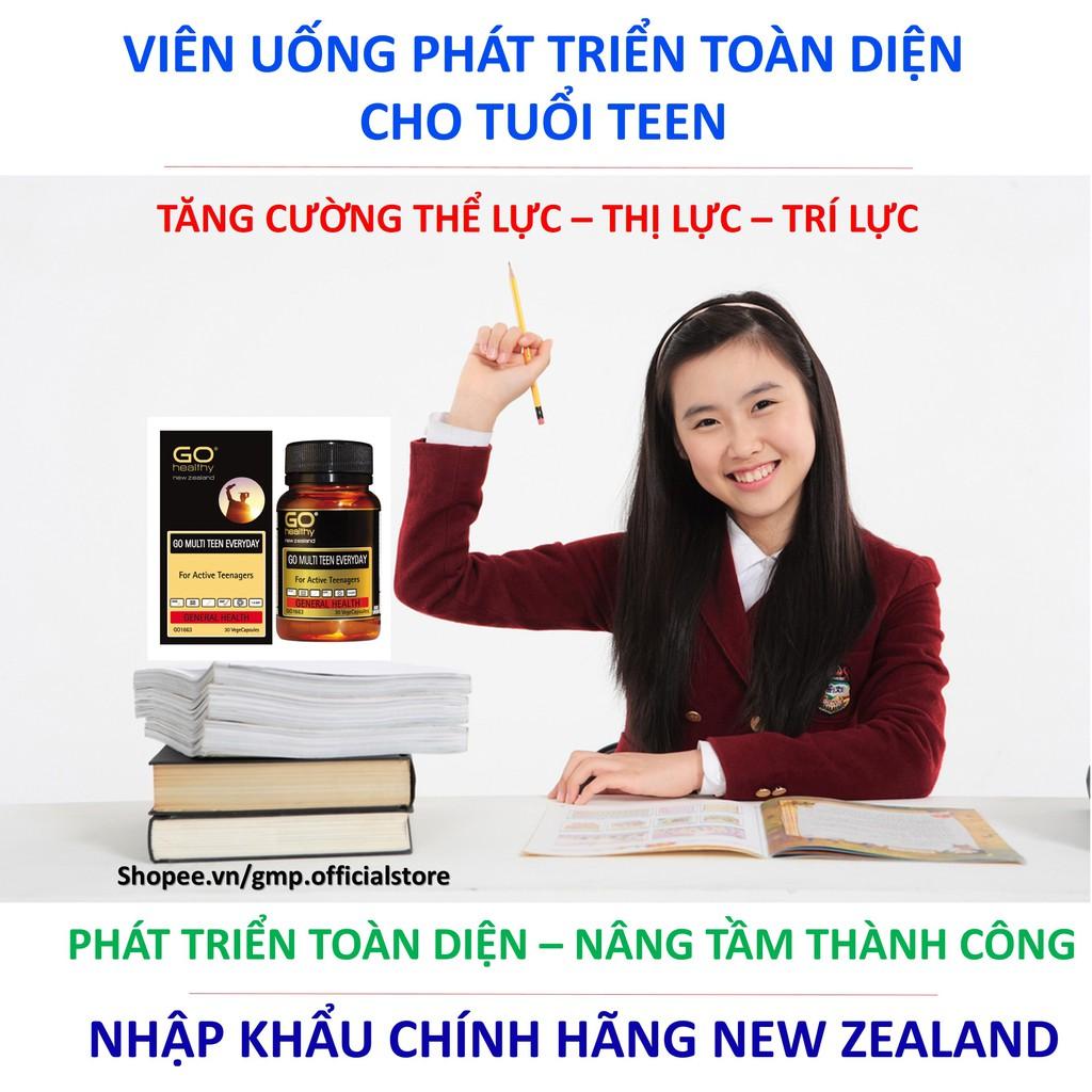 Viên uống Go Healthy GO MULTI TEEN EVERYDAY Bổ sung vitamin khoáng chất giúp phát triển toàn diện cho tuổi Teen 60 viên