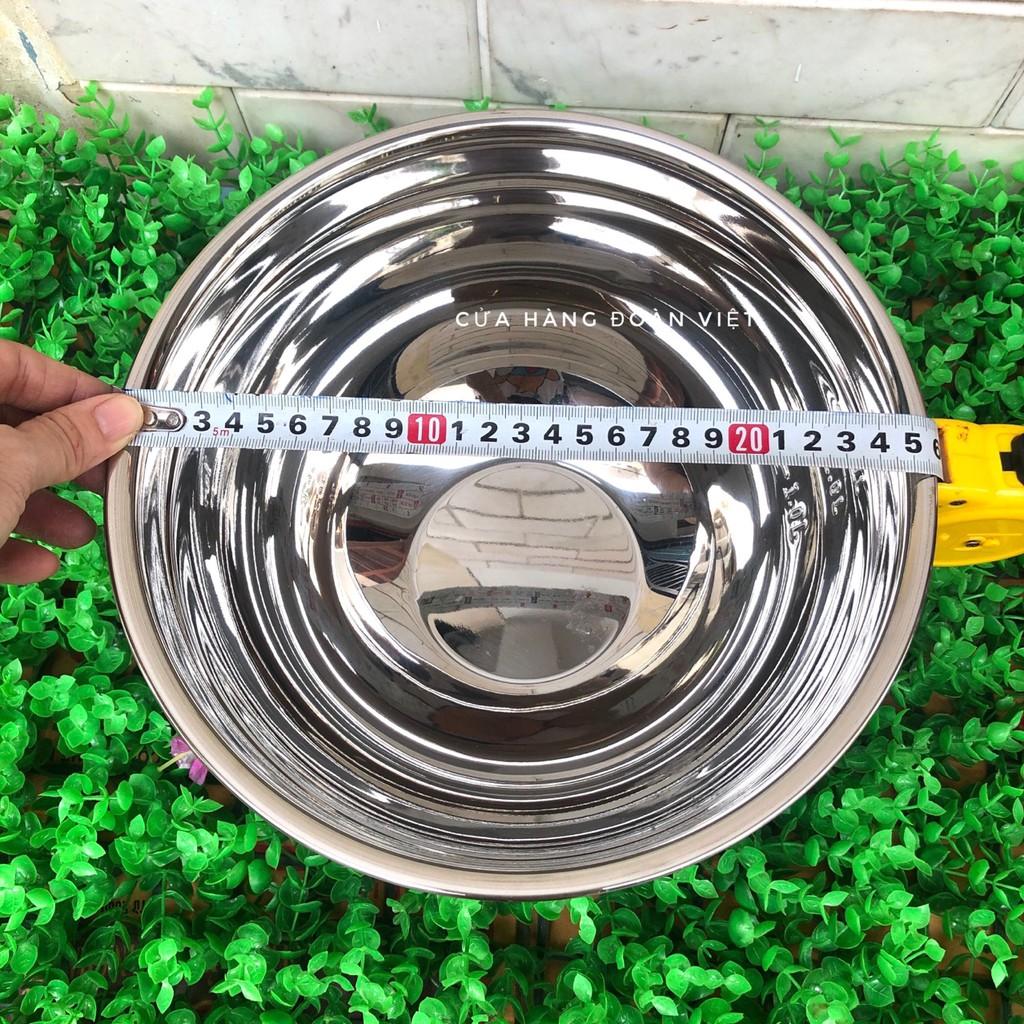 Tô Trộn Bột , Thau Trộn Bột - Inox Cao Cấp Có Đế Silicon Chống Trợt - Dụng Cụ Làm Bánh