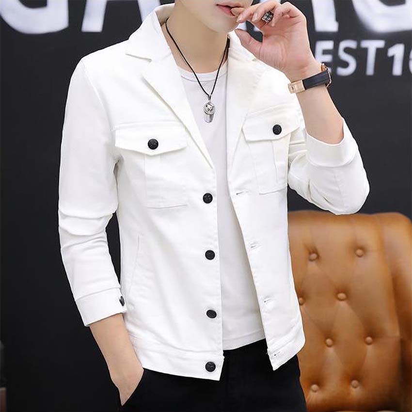 Áo khoác nam, áo khoác kaki cổ vest phong cách Hàn Quốc năng động trẻ trung T6