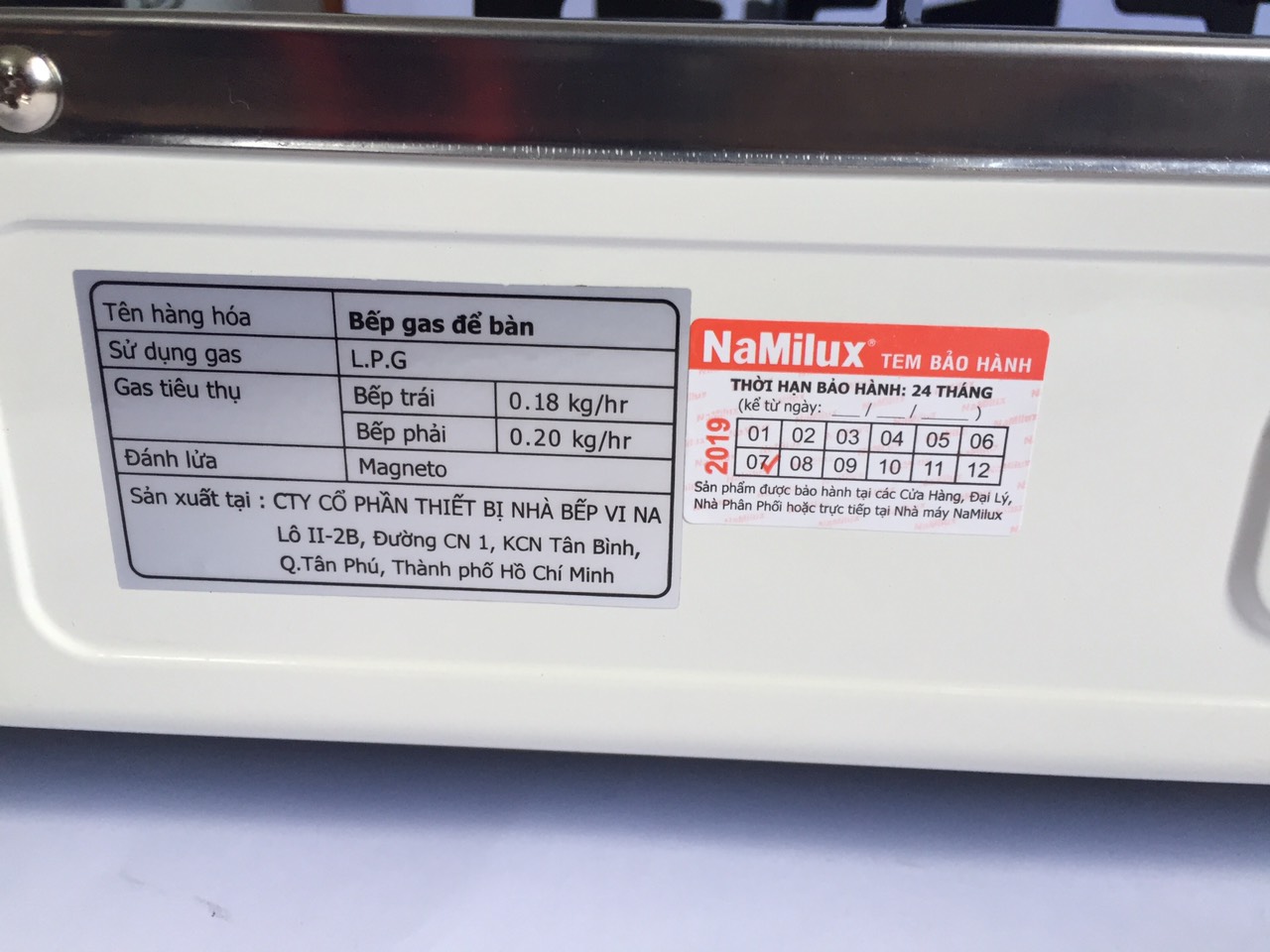 Bếp gas để bàn NaMilux NA-606ASM-VN - Hàng chính hãng