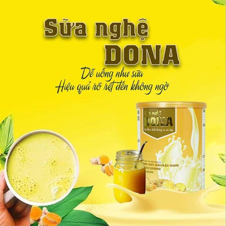 5 hộp sữa nghệ DONA