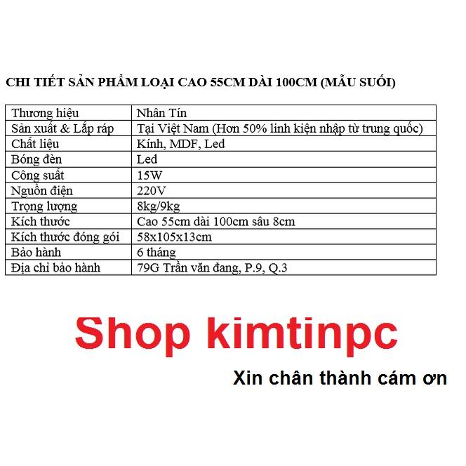 Lịch vạn niên – Tranh suối – Đồng hồ - Khổ 55x100cm - mã 3312