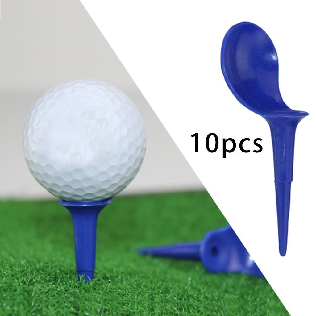2x 10 PCS Blue Plastic Novelty Chair Shape Golf Tees Training Aids Equipment