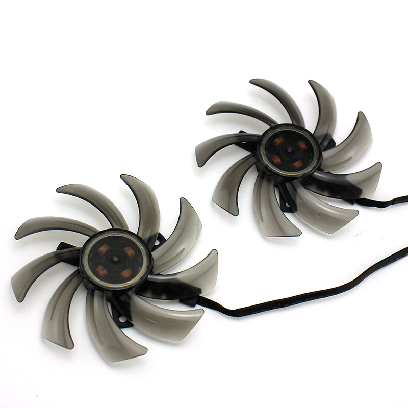 87MM 2PCS 4PIN GA91S2U RTX 2080 Cooling Fan For PALIT GeForce RTX 2080 Dual Graphics Video card DC12V 0.40A