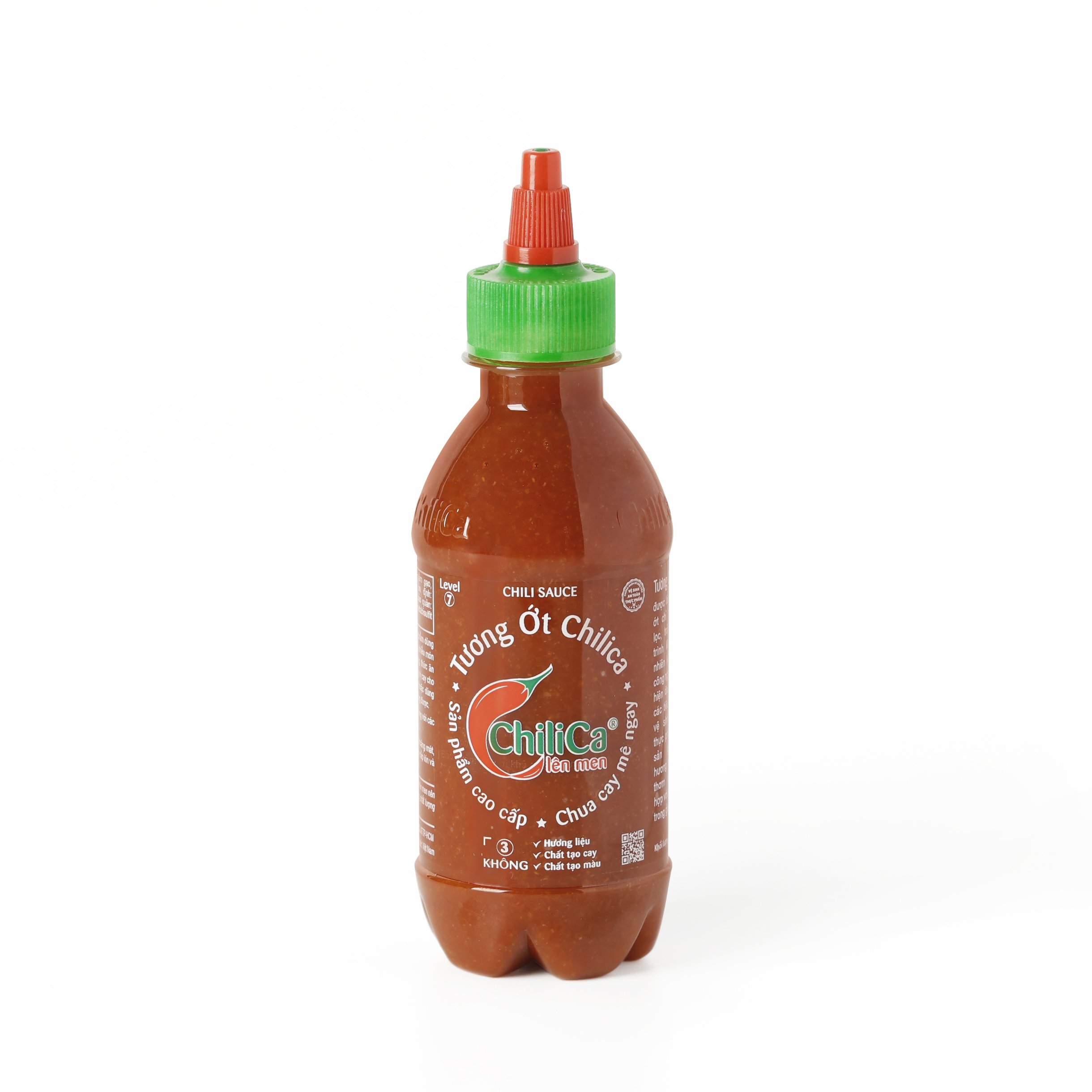 Combo 3 sản phẩm của Chilica gồm:  Tương Ớt Chilica 255g; Ớt Bằm Chilica 212g; Ớt Bằm Chilica Có Tỏi 212g