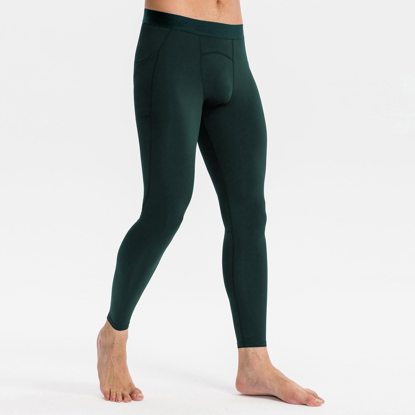 Quần Legging Thể Thao Thoáng Khí Có Dây Rút Có Túi Chống Thấm Nước Cho Nam