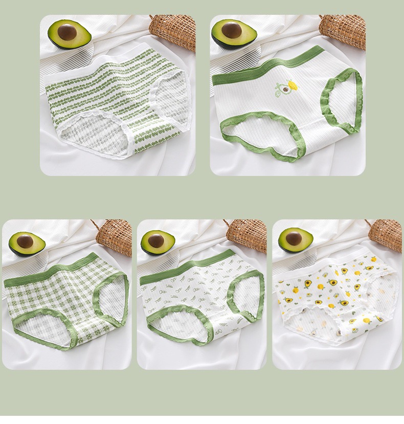 SET 5 QUẦN LÓT BƠ DỄ THƯƠNG TỪ 40-60KG DÀNH CHO NỮ