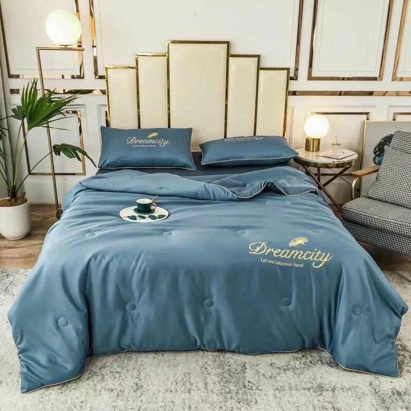 Bộ chăn ga và vỏ gối lụa Tencel Dreamcity nhập khẩu