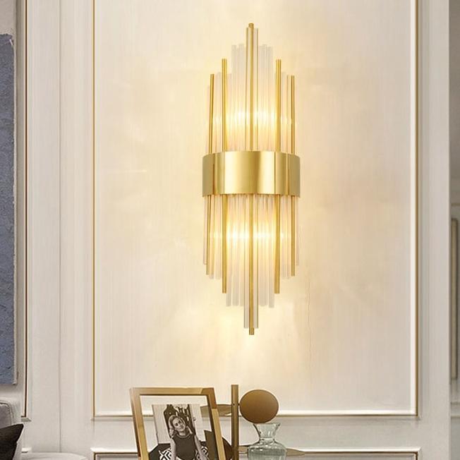Đèn tường ESV pha lê cao cấp trang trí nhà cửa sang trọng - kèm bóng LED chuyên dụng